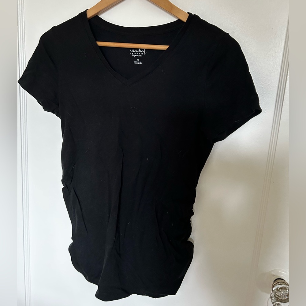 3/$20 black maternity tee